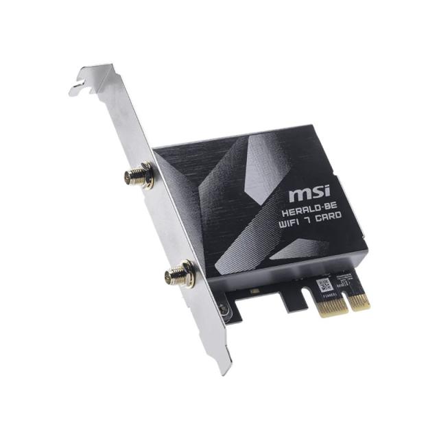 MSI - Herald BE9400 WiFi7 PCIe-Card Interno WLAN / Bluetooth 5764 Mbit/s