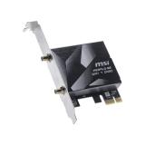 MSI - Herald BE9400 WiFi7 PCIe-Card Interno WLAN / Bluetooth 5764 Mbit/s