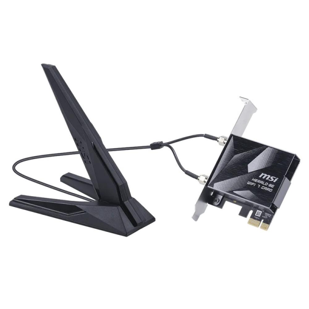 MSI - Herald BE9400 WiFi7 PCIe-Card Interno WLAN / Bluetooth 5764 Mbit/s