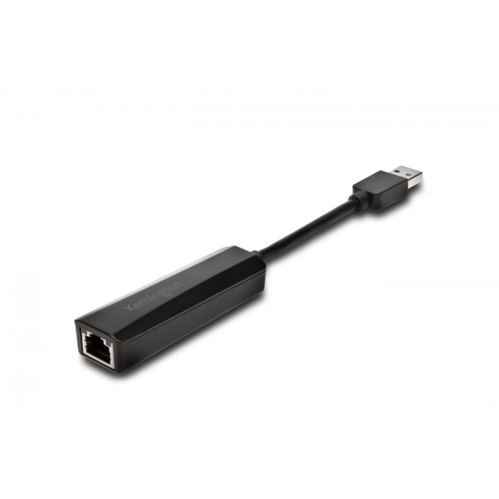 Kensington - Adaptador UA0000E USB-A Ethernet: negro