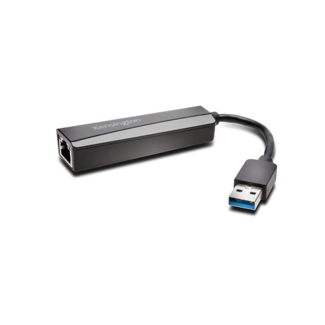 Kensington - Adaptador UA0000E USB-A Ethernet: negro