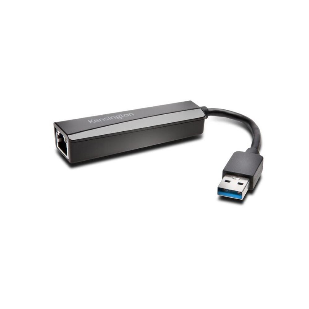 Kensington - Adaptador UA0000E USB-A Ethernet: negro