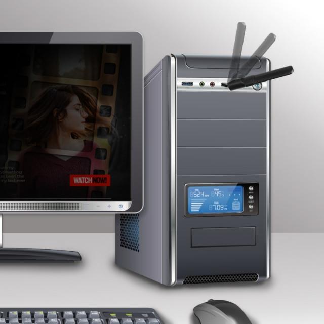 Edimax - EW-7822UAD adaptador y tarjeta de red WLAN 867 Mbit/s