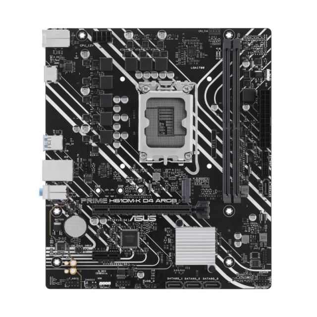 ASUS - PRIME H610M-K D4 ARGB Intel H610 LGA 1700 micro ATX