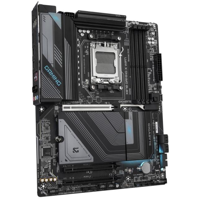 GIGABYTE - X870 GAMING X WIFI7 Placa Base - Compatible con CPUs AMD Ryzen 9000, 16+2+2 fases VRM, hasta 8000MHz DDR5 (OC), 1xPCI