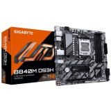 GIGABYTE - B840M DS3H Placa base - Procesadores AMD Ryzen 9000, VRM de 8+2+2 fases, hasta 8200 MHz DDR5, 2xPCIe 4.0 M.2, LAN 2.5