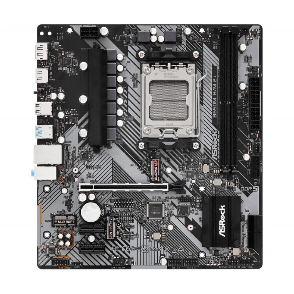 Asrock - B650M-H/M.2+ AMD B650 Zócalo AM5 micro ATX