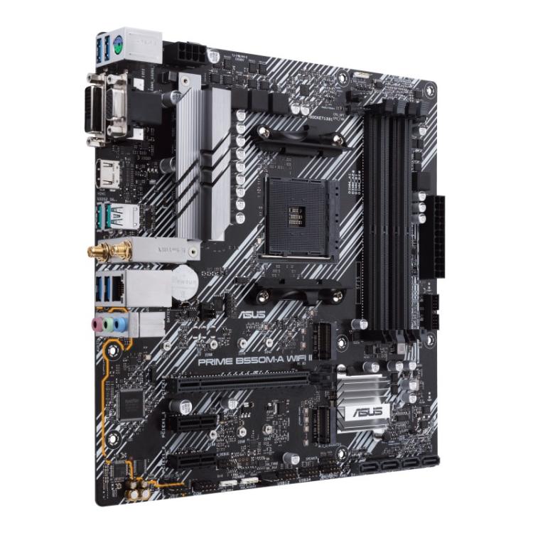 ASUS - PRIME B550M-A WIFI II AMD B550 Zócalo AM4 micro ATX