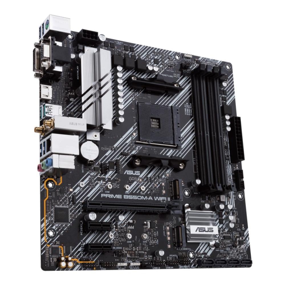 ASUS - PRIME B550M-A WIFI II AMD B550 Zócalo AM4 micro ATX