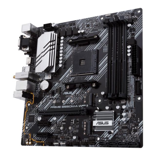 ASUS - PRIME B550M-A WIFI II AMD B550 Zócalo AM4 micro ATX
