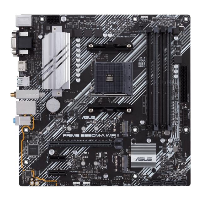 ASUS - PRIME B550M-A WIFI II AMD B550 Zócalo AM4 micro ATX