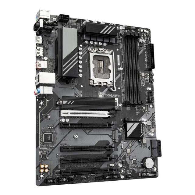 GIGABYTE - B760 DS3H WIFI6E GEN5 Placa Base – Compatible con procesadores Intel Core 14ª generación, VRM digital de 8+2+1 fases,