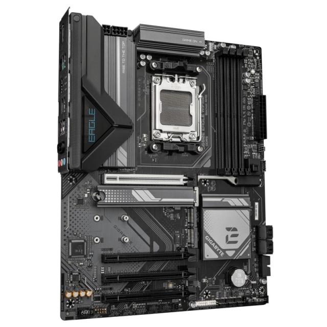 GIGABYTE - B650E EAGLE WIFI6E Placa Base - Procesadores AMD Ryzen 9000 Series, VRM de 8+2+2 fases, hasta 8200MHz DDR5 (O.C), 1xP