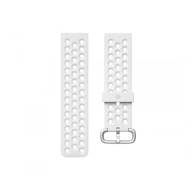 Fitbit - FB171SBWTL smart wearable accessory Grupo de rock Blanco Aluminio, Elastómero