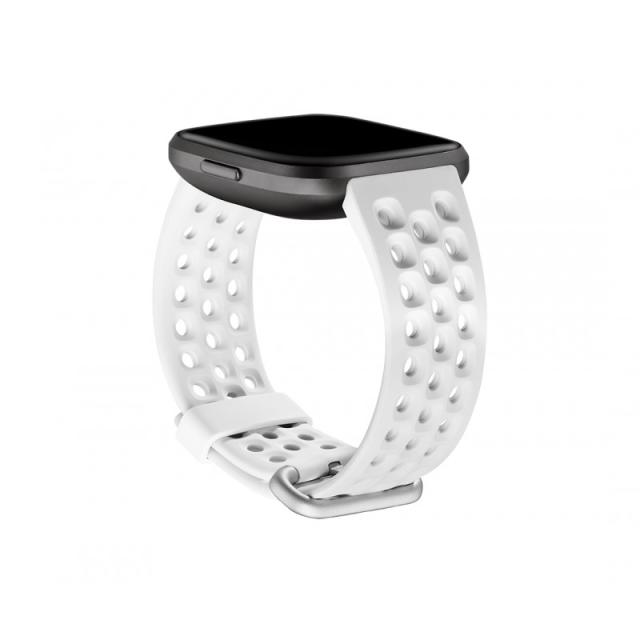 Fitbit - FB171SBWTL smart wearable accessory Grupo de rock Blanco Aluminio, Elastómero