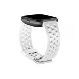 Fitbit - FB171SBWTL smart wearable accessory Grupo de rock Blanco Aluminio, Elastómero