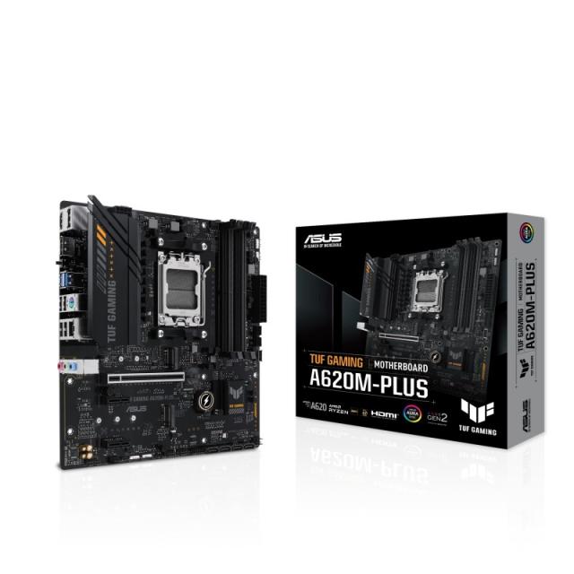 ASUS - TUF GAMING A620M-PLUS AMD A620 Zócalo AM5 micro ATX