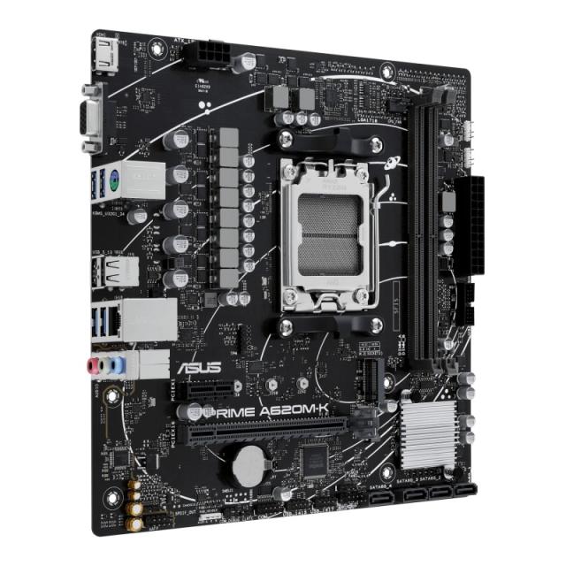 ASUS - PRIME A620M-K AMD A620 Zócalo AM5 micro ATX