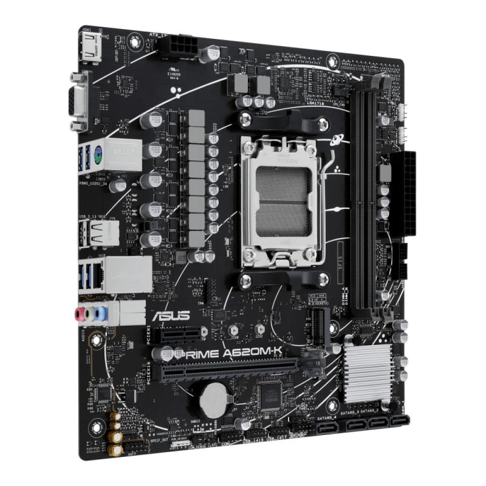 ASUS - PRIME A620M-K AMD A620 Zócalo AM5 micro ATX