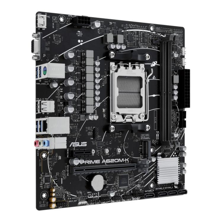 ASUS - PRIME A620M-K AMD A620 Zócalo AM5 micro ATX
