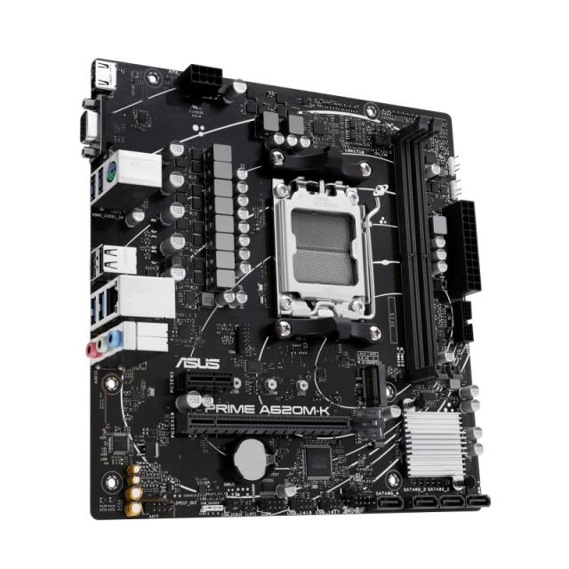 ASUS - PRIME A620M-K AMD A620 Zócalo AM5 micro ATX