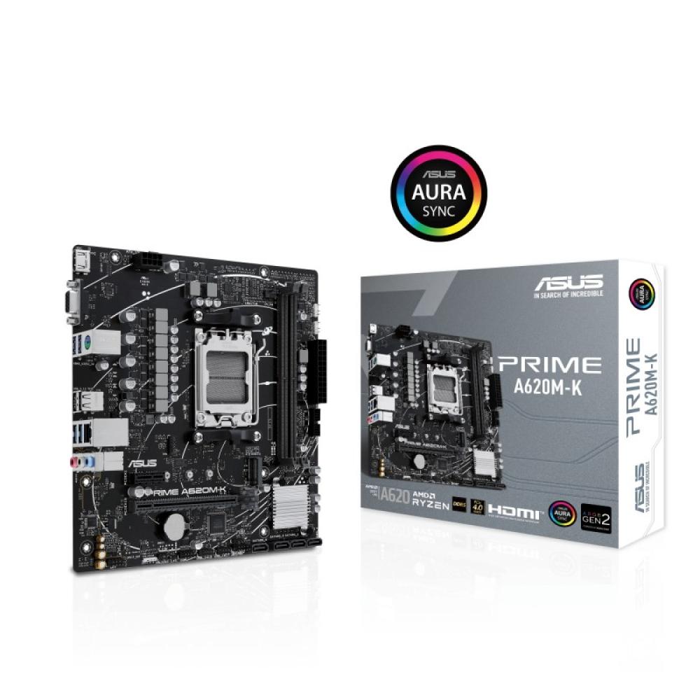ASUS - PRIME A620M-K AMD A620 Zócalo AM5 micro ATX