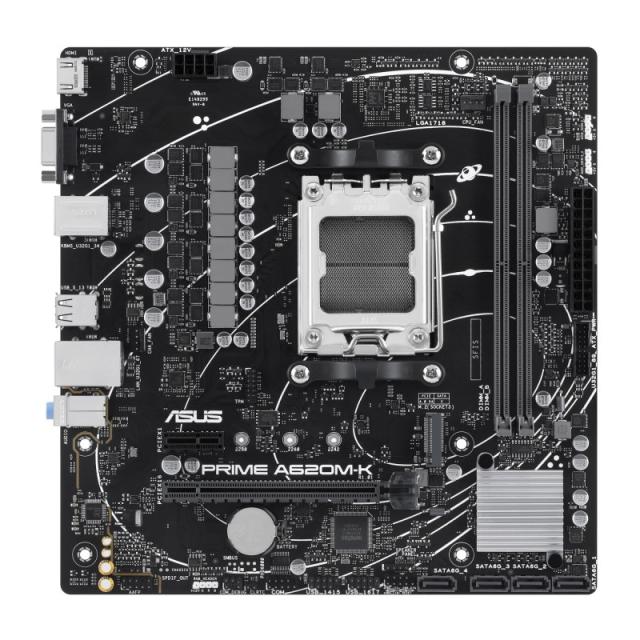 ASUS - PRIME A620M-K AMD A620 Zócalo AM5 micro ATX
