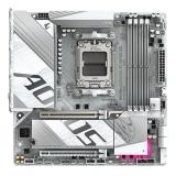 GIGABYTE - B850M AORUS ELITE WIFI6E ICE Placa Base - Procesadores AMD Ryzen Serie 9000, 12+2+1 fases VRM digitales, hasta 8200MH