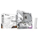 GIGABYTE - B850M AORUS ELITE WIFI6E ICE Placa Base - Procesadores AMD Ryzen Serie 9000, 12+2+1 fases VRM digitales, hasta 8200MH