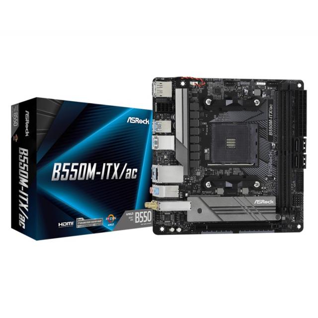 Asrock - B550M-ITX/ac AMD B550 Zócalo AM4 mini ITX