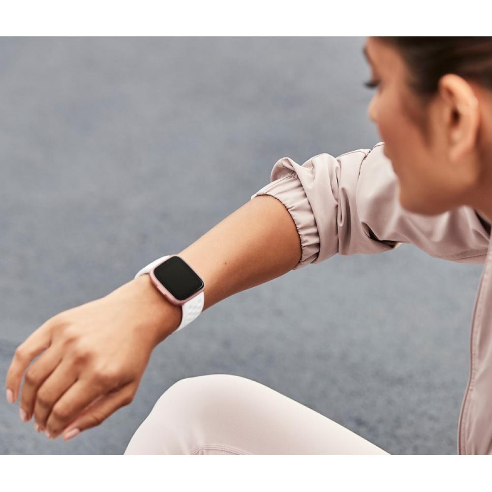 Fitbit - FB171SBWTS smart wearable accessory Grupo de rock Blanco Aluminio, Elastómero