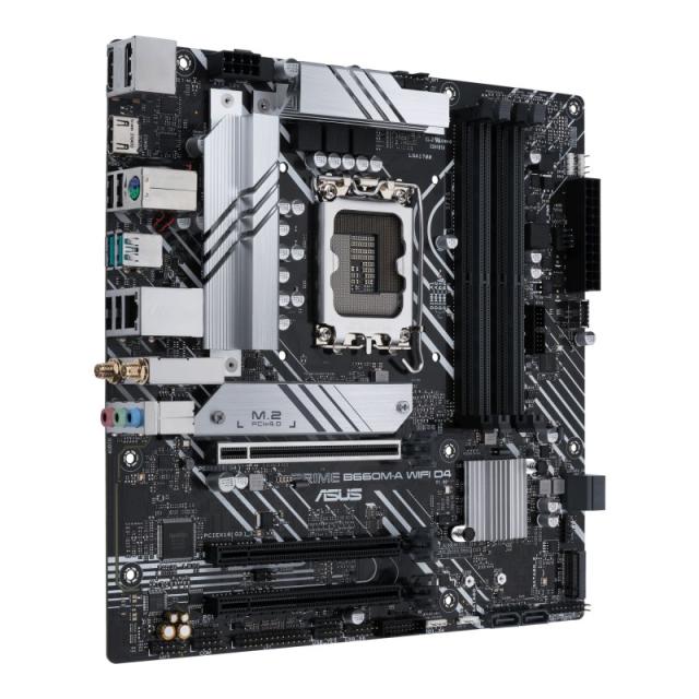 ASUS - PRIME B660M-A WIFI D4 Intel B660 LGA 1700 micro ATX