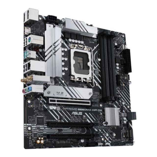 ASUS - PRIME B660M-A WIFI D4 Intel B660 LGA 1700 micro ATX