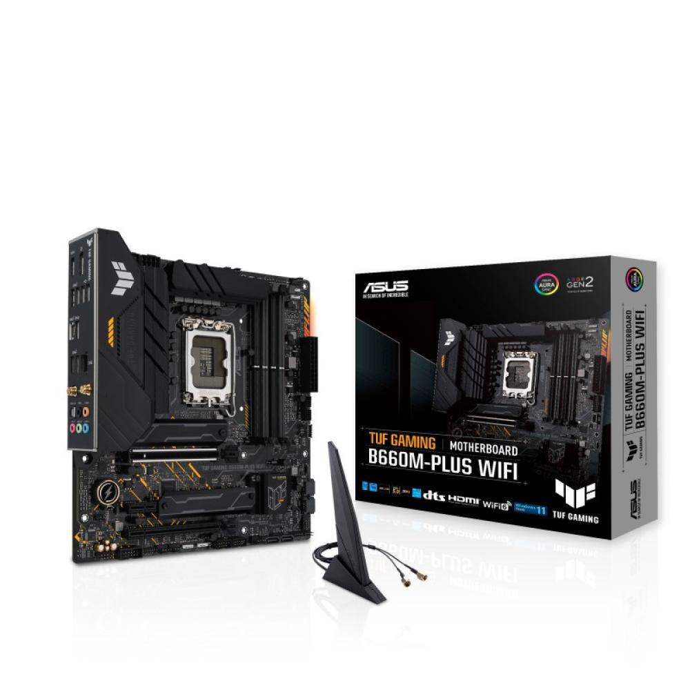ASUS - TUF GAMING B660M-PLUS WIFI Intel B660 LGA 1700 micro ATX
