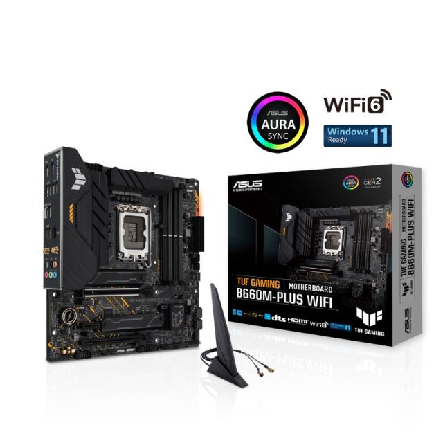 ASUS - TUF GAMING B660M-PLUS WIFI Intel B660 LGA 1700 micro ATX