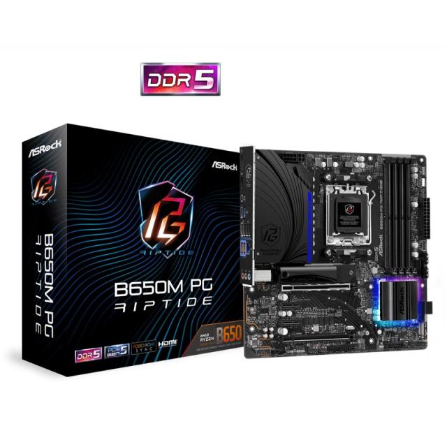 Asrock - B650M PG Riptide AMD B650 Zócalo AM5 micro ATX