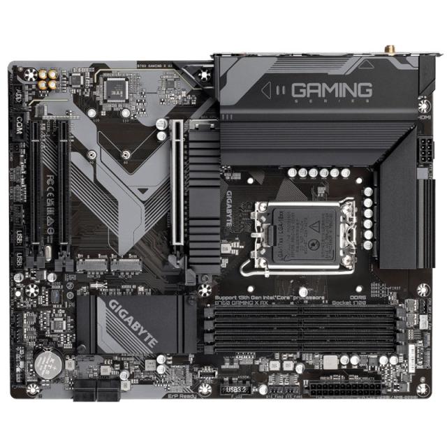 GIGABYTE - B760 GAMING X AX Placa Base - Compatible con procesadores Intel Core de 14ª generación, VRM digital de 8+1+1 fases, h
