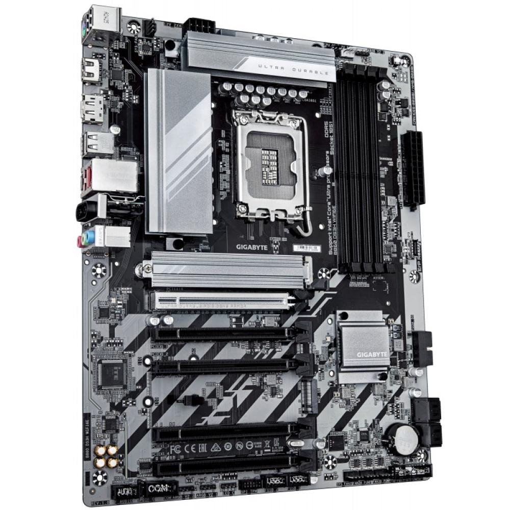GIGABYTE - B860 DS3H WIFI6E Placa base - CPUs Intel Core Ultra, VRM de 8+1+2+2 fases, hasta 9066MHz DDR5, 1xPCIe 5.0 + 1xPCIe 4.