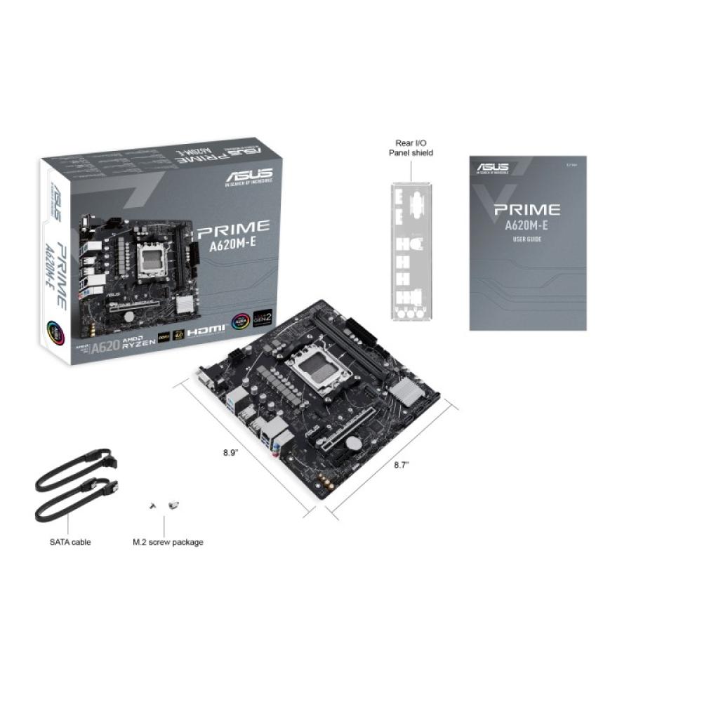 ASUS - PRIME A620M-E-CSM AMD A620 Zócalo AM5 micro ATX
