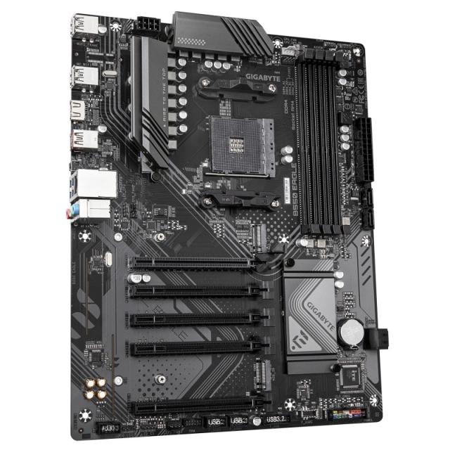 GIGABYTE - B550 EAGLE Placa base - Procesadores AMD Ryzen serie 5000 G, VRM de 10+3+1 fases, hasta 3200 MHz DDR4, 1xPCIe 4.0 + 1