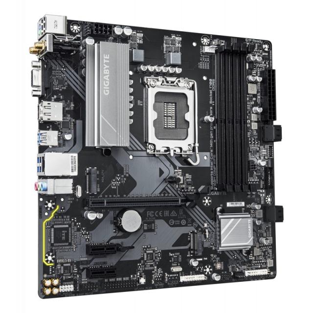 GIGABYTE - B760M D3HP WIFI6 Placa base - Compatible con procesadores Intel Core 14ª generación, VRM digital de 4+1+1 fases, hast