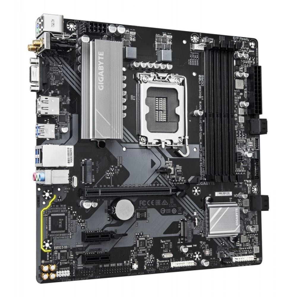 GIGABYTE - B760M D3HP WIFI6 Placa base - Compatible con procesadores Intel Core 14ª generación, VRM digital de 4+1+1 fases, hast