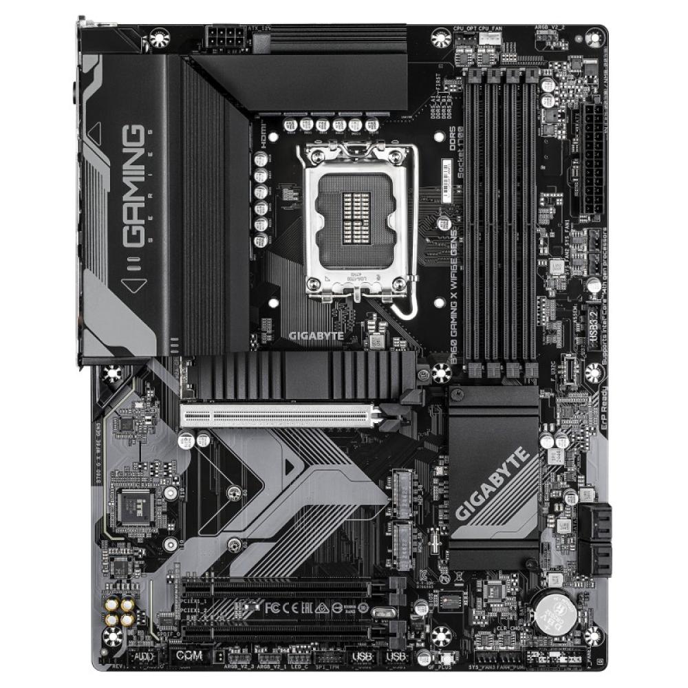GIGABYTE - B760 GAMING X WIFI6E GEN5 Placa Base – Compatible con procesadores Intel Core 14ª generación, VRM de 8+1+1 fases, has