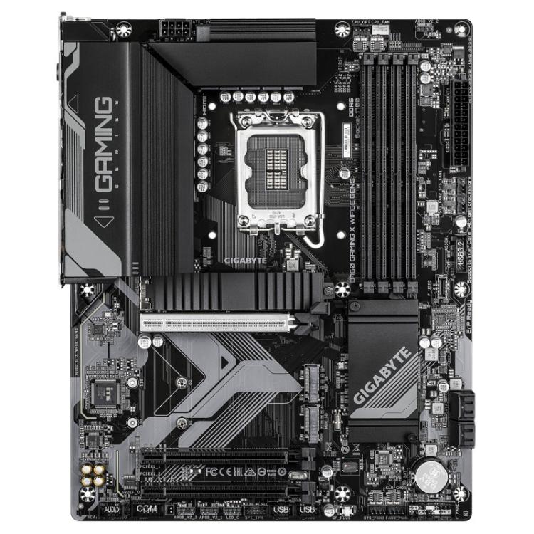 GIGABYTE - B760 GAMING X WIFI6E GEN5 Placa Base – Compatible con procesadores Intel Core 14ª generación, VRM de 8+1+1 fases, has