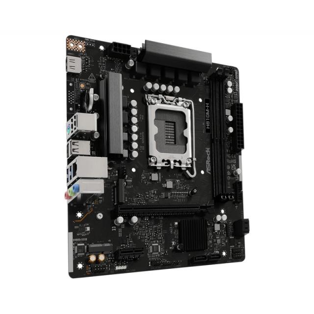 Asrock - H810M-H Intel H810 LGA 1851 (Socket V1) micro ATX