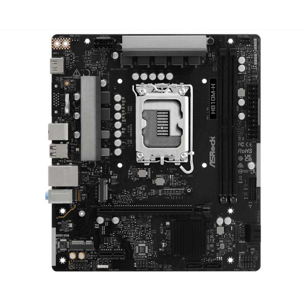 Asrock - H810M-H Intel H810 LGA 1851 (Socket V1) micro ATX