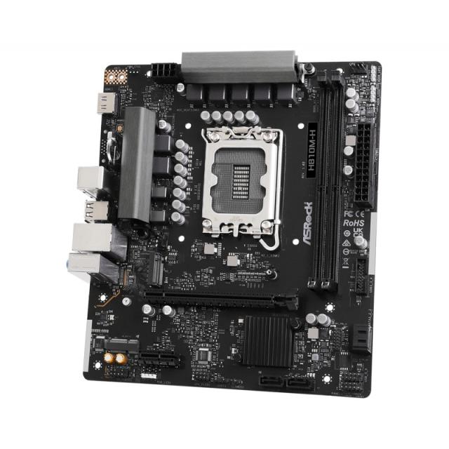 Asrock - H810M-H Intel H810 LGA 1851 (Socket V1) micro ATX