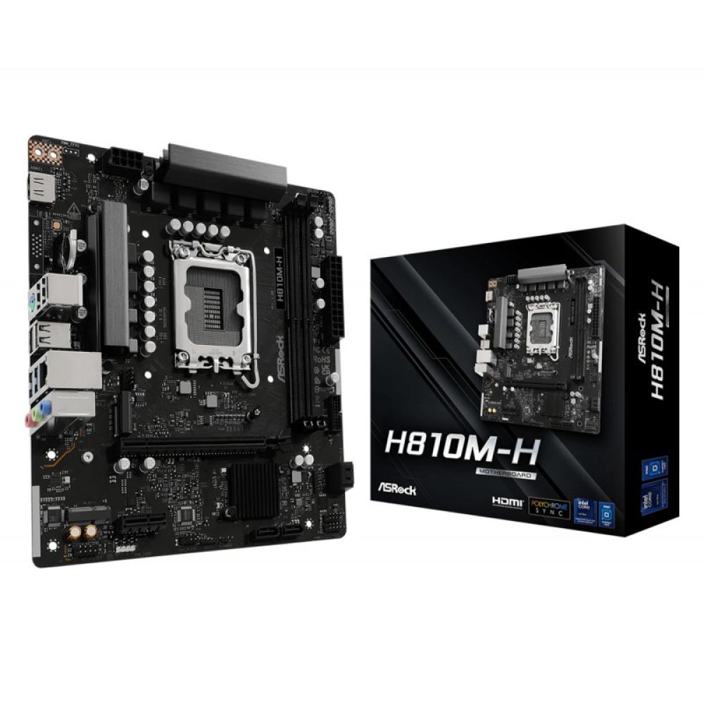 Asrock - H810M-H Intel H810 LGA 1851 (Socket V1) micro ATX