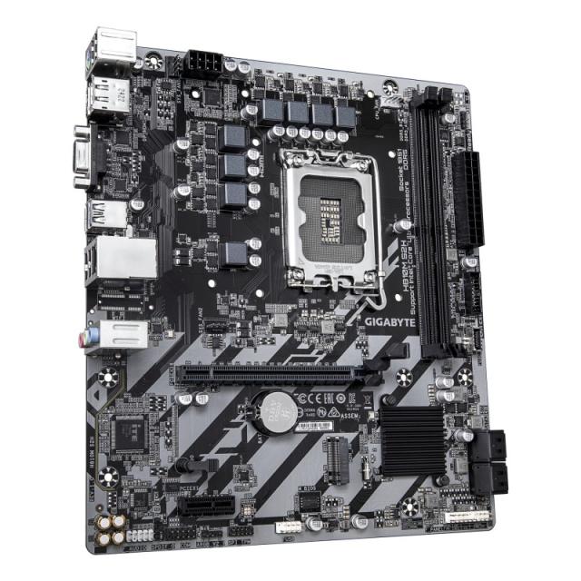 GIGABYTE - H810M S2H Placa base - Procesadores Intel Core Ultra (Serie 2), VRM de 4+1+2 fases, hasta 6400 MHz DDR5, 1xPCIe 4.0 M