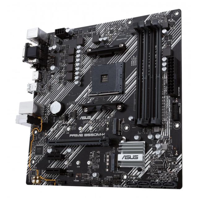 ASUS - PRIME B550M-K AMD B550 Zócalo AM4 micro ATX - 90MB140V0-30EAY0
